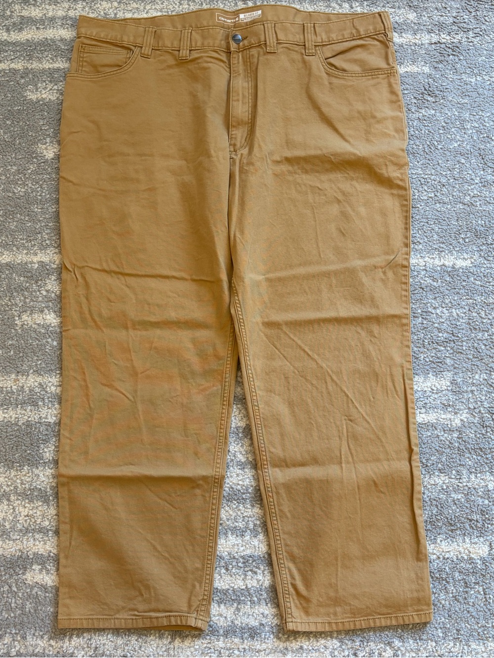 Carhartt Relaxed Fit Work Pants in Caramel Brown 44x30